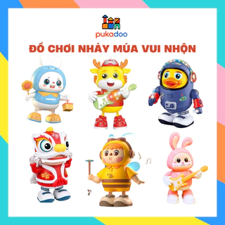 [TẶNG PIN] Đồ Chơi Thỏ Nhảy Múa Vui Nhộn, Vịt Phi Hành Gia, Thỏ Chơi Đàn, Heo Dj, Chú Bé Múa Lân Tết 2024, Quà Tặng Bé.