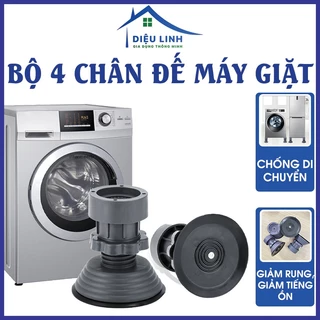 Chân đế máy giặt tăng giảm Bộ 4 chân cho máy giặt, tủ lạnh,tăng giảm chiều cao Dieulinhshop