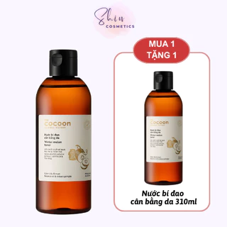 [Mua 1 Tặng 1] Toner Bí Đao Giảm Tiết Dầu Ngăn Ngừa Mụn Cocoon 310ML (Chọn Đúng Phạn Loại)