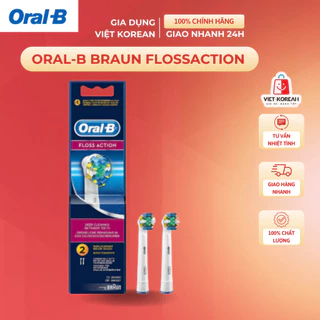 Đầu Bàn Chải Oral-B Braun FlossAction - Lông Chải Di Động Làm Sạch Kẽ Răng, Chống Mảng Bám