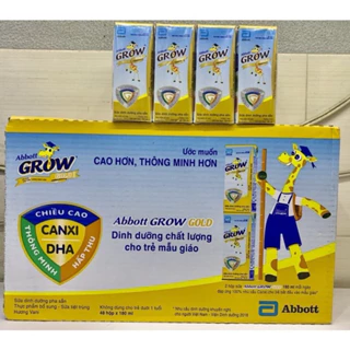 Thùng 48 hộp sữa nước grow abbott 180ml