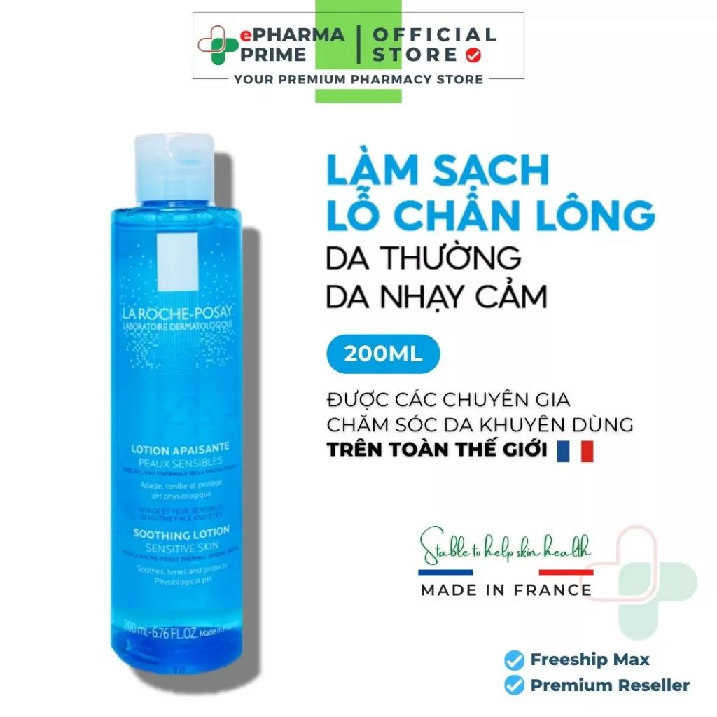 Toner La Roche-Posay Soothing Lotion Sensitive Skin Dành Cho Da Nhạy Cảm 200ml