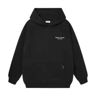 Áo Hoodie Teelab Studio Form Rộng Nam Nữ Unisex , Áo Hoodie Nỉ Bông Mũ Trùm 2 Lớp