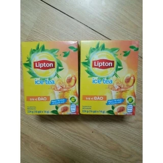 trà lipton đào hộp 224g