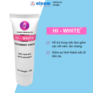 Kem Giảm Nám Gamma Hi - White Tube 25G Dưỡng Da Sáng Hồng, Mịn Màng