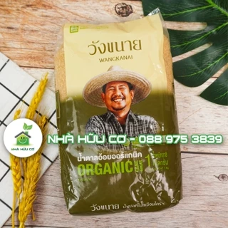 ĐƯỜNG MÍA THÔ hữu cơ Thái Lan Wangkanai và  Kasib Lào 1kg/500g/300g - Hạn sử dụng:3/2026 - Shanti