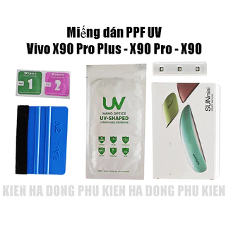 Miếng dán PPF UV Vivo X90 Pro Plus, X90 Pro, X90 full màn hình