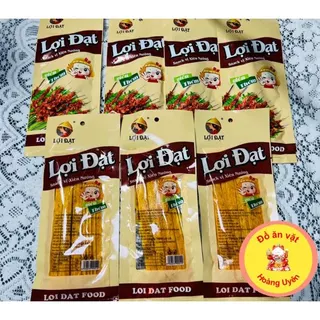 Bán sỉ Snack Vị xiên nướng Lợi Đạt bịch 30 gói thơm cay ngon hấp dẫn, đồ ăn vặt giá rẻ, đồ ăn vặt cổng trường hot nhất