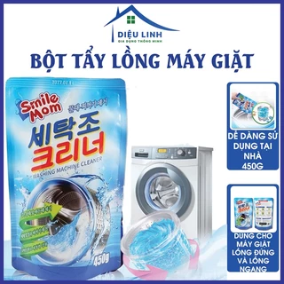 Bột Tẩy Vệ Sinh Lồng Máy Giặt, Bột Tẩy Lồng Máy Giặt Làm Sạch Lồng Giặt Việt Nam Công Nghệ Hàn Quốc (450g) Dieulinhshop