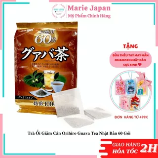 Trà Ổi Giảm Cân Orihiro Guava Tea Nhật Bản 60 Gói