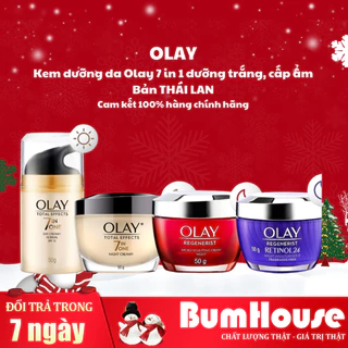 Kem Dưỡng Phục Hồi & Ngăn 7 Dấu Hiệu Lão Hóa Dịu Nhẹ SPF 15 OLAY TOTAL EFFECTS 50g - Bản Thái