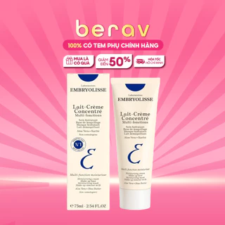 Kem Dưỡng Ẩm, Sáng Bóng, Siêu Phục Hồi Da Embryolisse Lait Creme Concentre 75ML