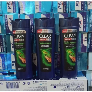 Dầu gội sạch gàu Clear Men hương phong lữ và gỗ đàn hương- Hàng tặng 70g