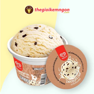 Kem ly vani vụn socola Wall's Chocolate Chip Cup (90ML)