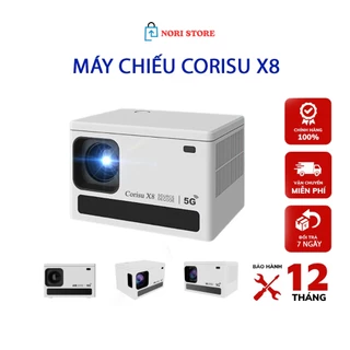 Máy chiếu mini HD siêu nét Corisu X8 kết nối wifi không dây, hệ điều hành android