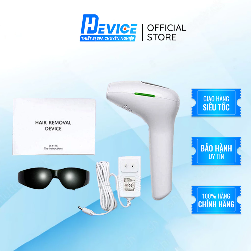 [CHÍNH HÃNG]Máy Triệt Lông Mini HDEVICE SIÊU KHỎE BẢO HÀNH 6TH