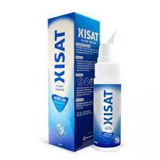 Xịt mũi muối biển Xisat xanh cho người lớn giúp vệ sinh mũi và phòng bệnh đường hô hấp