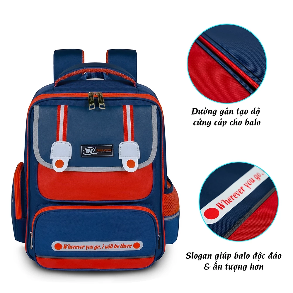 Balo học sinh TNBags Smart Red TN.B 3110