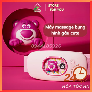 Máy massage bụng kinh làm ấm bụng giảm đau khi đến kỳ, Đai đeo massage chườm ấm quà tặng mẹ, tặng vợ ý nghĩa