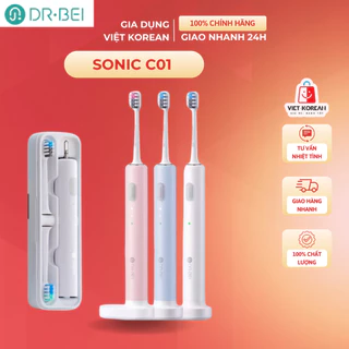 Bàn chải điện Dr.Bei Sonic C01 hàng chất lượng chính hãng 100% - Chống nước IPX7