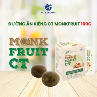 Đường ăn kiêng La hán quả Organic Hữu cơ MonkFruit CT Pharma Hộp 100g