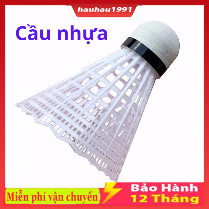 Set 3 Quả Cầu Lông Bằng Nhựa Màu Trắng, dành cho người mới tập chơi