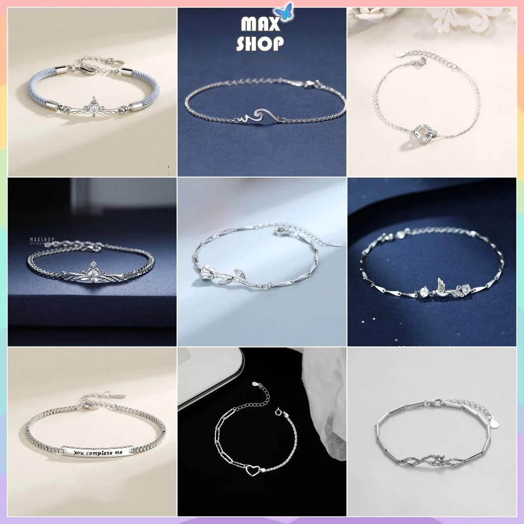 Lắc tay nữ thiết kế freesize nhiều kiểu dáng xinh xắn, vòng tay nữ thời trang