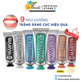 Kem Đánh Răng Marvis Ý Travellersize Siêu Trắng Răng Các Mùi - 25ML