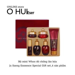 Bộ mini Whoo đỏ chống lão hóa Ja Saeng Esssence Special Gift set_6 sản phẩm_ESER cosmetics❤