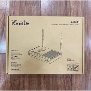 Modem wifi GPON IGATE GW041 fullbox, hàng chính hãng, MỚI 100%