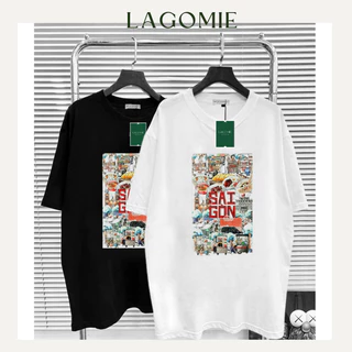 Áo Thun SÀI GÒN SAIGONESE Cotton 100% Cao Cấp Local Brand Unisex Nam Nữ Form Rộng Tay Lỡ LAGOMIE