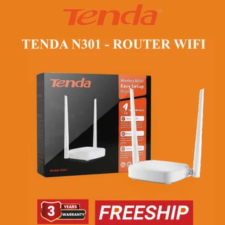 Tenda N301 - Router WiFi chuẩn N tốc độ 300Mbps - Bảo Hành 36 Tháng