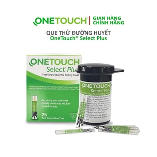 Que thử đường huyết OneTouch Select Plus - Hộp 25 que thử