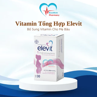 Vitamin Tổng Hợp Elevit Mẹ Bầu Chuẩn Bị Mang Thai Đang Mang Thai Hoặc Cho Con Bú Nhập Khẩu Úc Hộp 100 viên