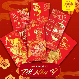 [ 10 CÁI ] BAO LÌ XÌ TẾT 2024 GIÁ RẺ