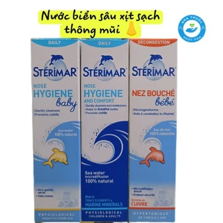 Xịt Mũi Sterima Nước Biển Sâu Giúp Xịt Sạch Thông Mũi Chai 50 Ml