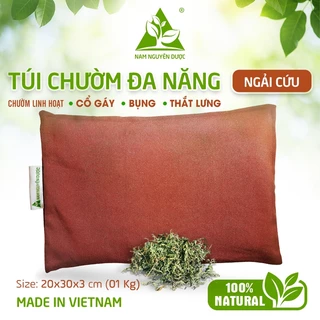 Túi Chườm Nóng ĐA NĂNG - Thảo Dược NGẢI CỨU, giảm đau Cổ Gáy - NAM NGUYÊN DƯỢC