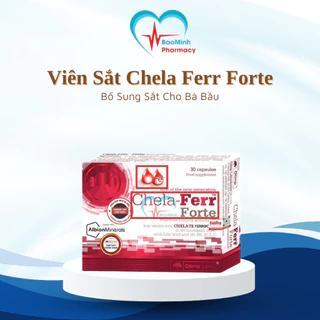 Viên Uống Bổ Sung Sắt Chela Ferr Forte Hàm Lượng Sắt Cao Bổ Sung Cải Thiện Tình Trạng Thiếu Máu Cho Bà Bầu