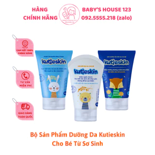 KUTIESKIN - BỘ SẢN PHẨM CHĂM SÓC LÀN DA BÉ [KEM BÔI DƯỠNG ẨM, CHÀM SỮA, NGỨA, HĂM, KUTIE SKIN]