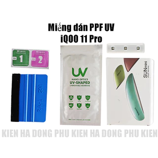 Miếng dán PPF UV iQOO 11 Pro full màn hình