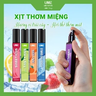 ( COMBO 4 VỊ ) Xịt thơm miệng hương trái cây - 10ml vị ngọt tình yêu