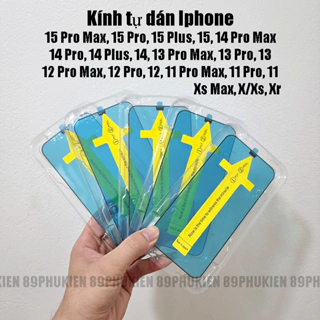 Kính cường lực tự dán phủ màn hình iPhone 15 Pro Max,14 Pro Max,13 Pro Max,12 Pro Max,11 Pro Max,15 Plus,Xs Max,X/Xs,Xr