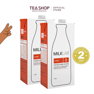 [COMBO 2 HỘP] Sữa hạnh nhân cao cấp ít đường MILKLAB (2 x 1L)