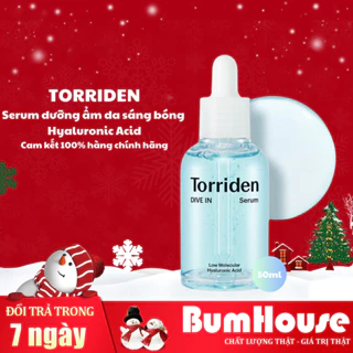 Serum DIVE IN TORRIDEN chứa axit hyaluronic phân tử thấp giúp giữ ẩm sáng bóng da/ giữ ẩm sâu bên trong/ 50ml
