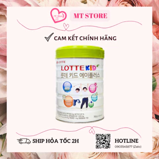 (TEM HOANTT) [DATE 8/2025] Combo 1 thùng 6 lon sữa LOTTEKID - LOTTE KID Hàn Quốc 760g