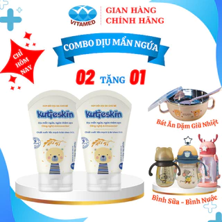 Combo 2 Hộp Kutieskin - Kem Bôi Dịu Da Cho Bé Dịu Mẩn Ngứa, Ngừa Thâm Sẹo Hộp 30g