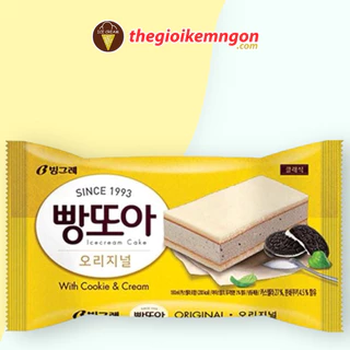 Kem bánh quy Hàn Quốc Binggrae Pangtoa cookie & cream (180ML)