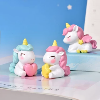 Set 5 ngựa pony dễ thương trang trí bàn học, tủ sách, quà tặng