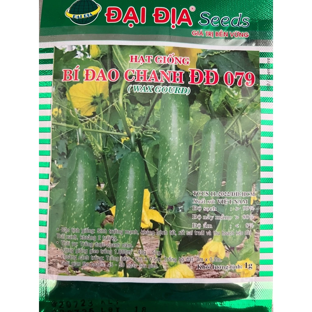 Hạt Giống Bí Đao Chanh ĐĐ 079 (1G)