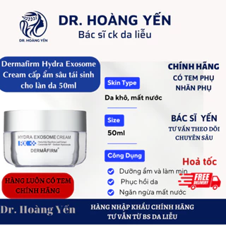 [CHÍNH HÃNG] Kem dưỡng Dermafirm Hydra Exosome Cream cấp ẩm sâu tái sinh cho làn da 50ml - BS Hoàng Yến